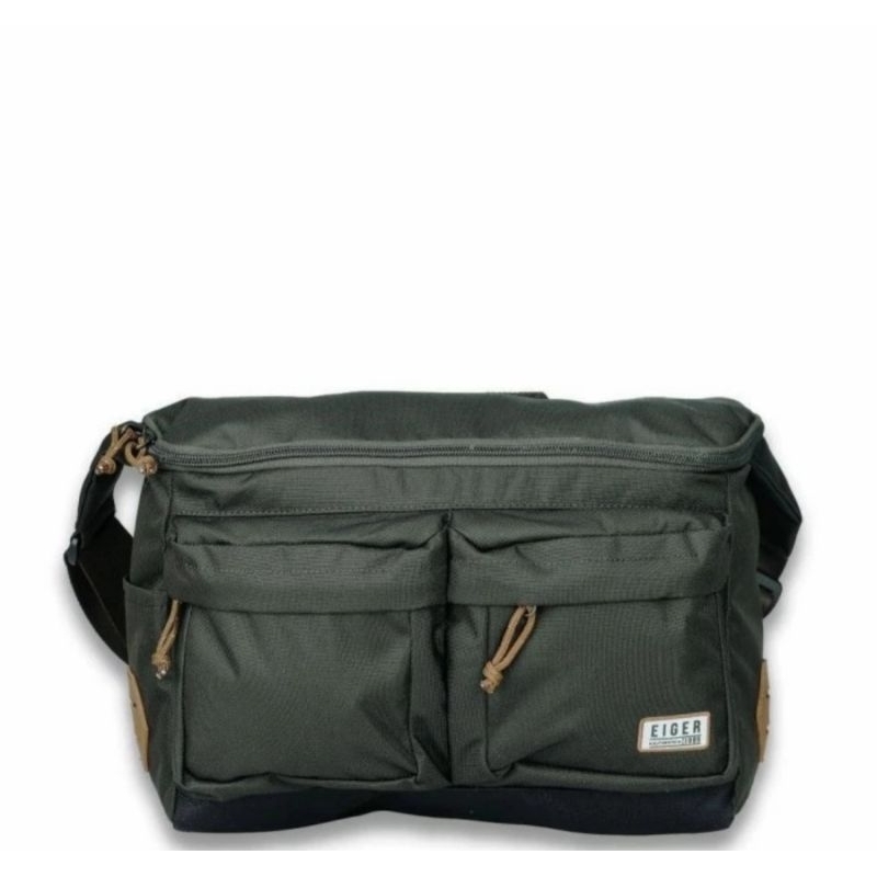 Eiger1989 Varsity Shoulder Bag Olive 8L - ORIGINAL