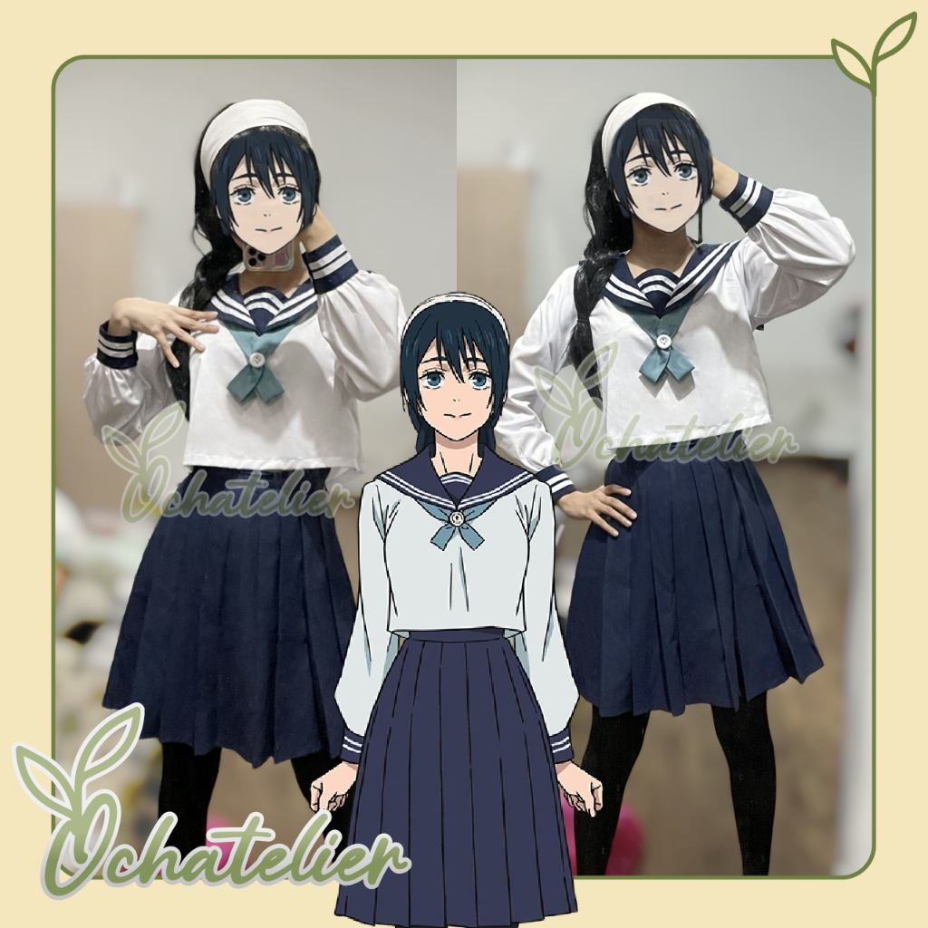 [Ready Stock] Amanai Riko Kostum Cosplay Seifuku Jujutsu Kaisen