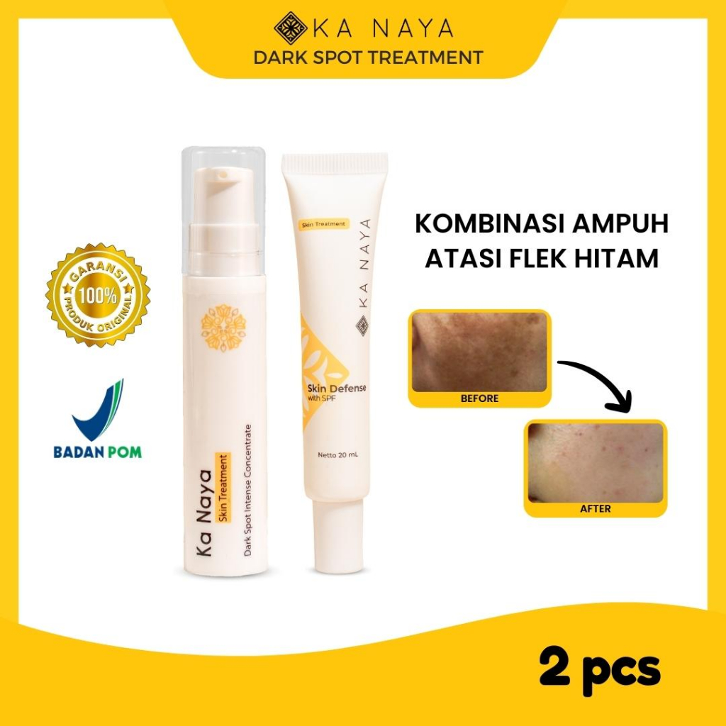 Ka Naya PAKET Dark Spot Penghilang Flek Hitam Di Wajah - Salep Flek Hitam Membandel - Serum Penghila