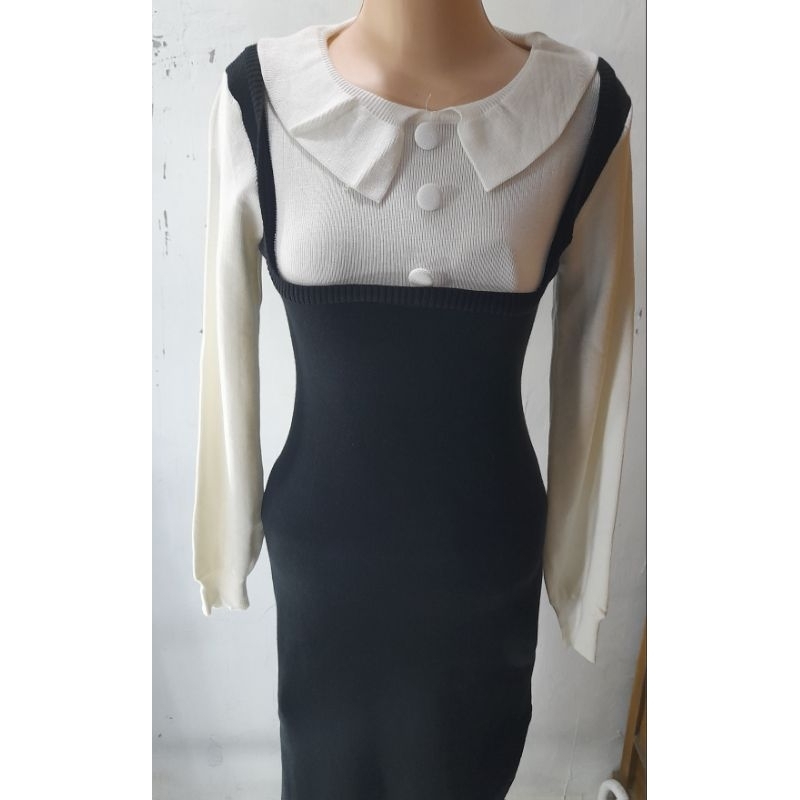 Tunik Rajut Korea Import Premium