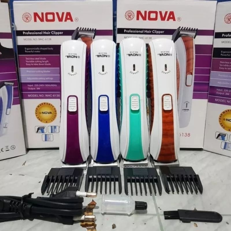 marvelashop | ALAT CUKUR RAMBUT JENGGOT KUMIS NOVA NHC 6138