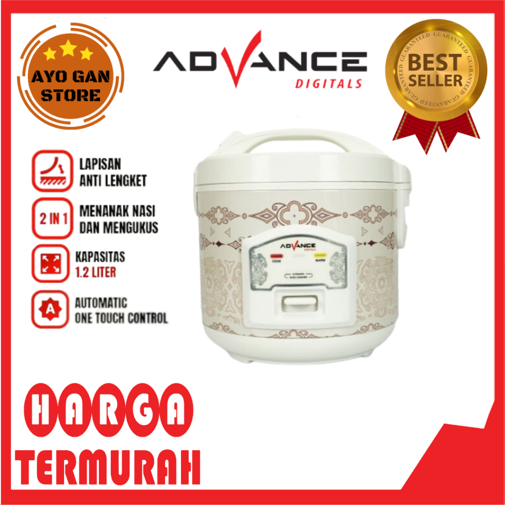 ADVANCE  Rice Cooker Magic Com  1,2 Liter A13-A/B