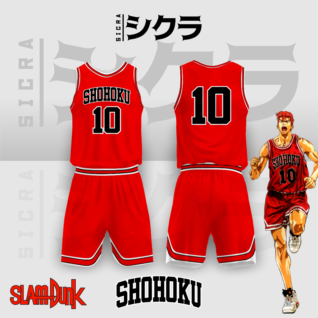 Jersey Anime Basket Slam Dunk - SHOHOKU - Cosplay Manga