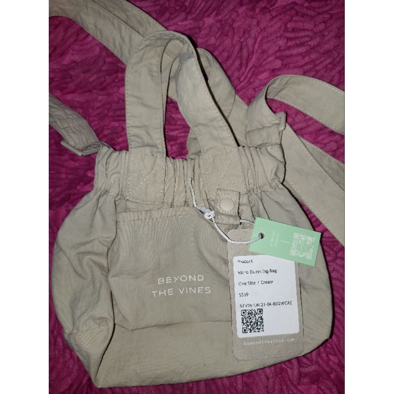 beyond the vines preloved btv micro cream