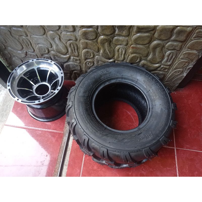 Ban set velg racing atv ring 8 belakang