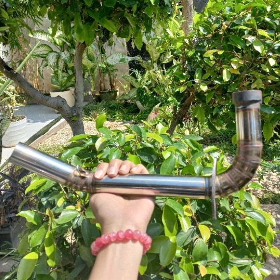 Leher pipa knalpot Mio Sporty mio m3 mio soul 26 28 32 bending