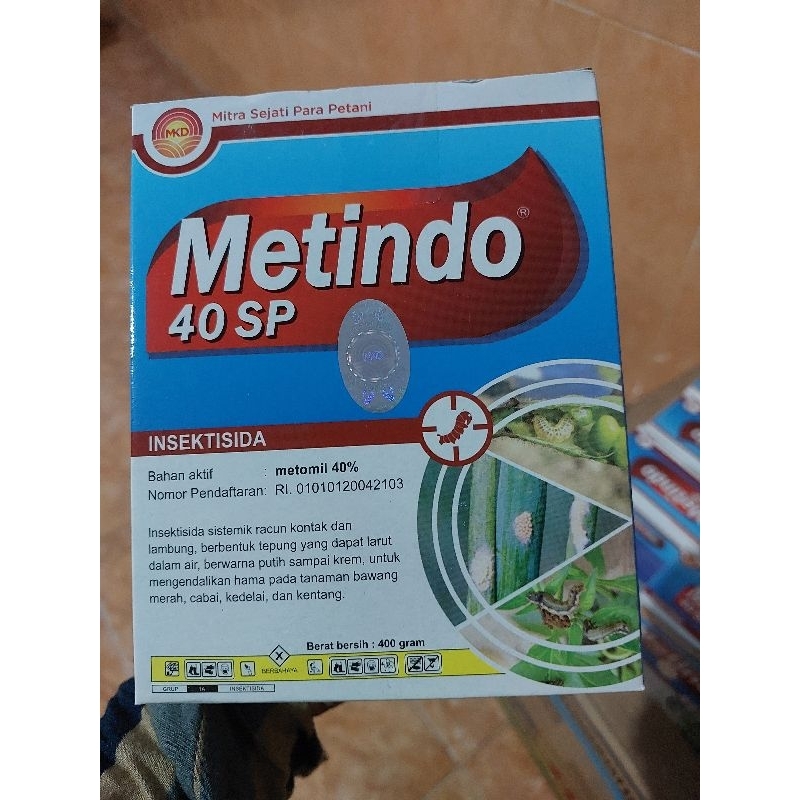 INSEKTISIDA METINDO 40 SP - 400 GRAM (MENGENDALIKAN WALANG SANGIT, ULAT GRAYAK)