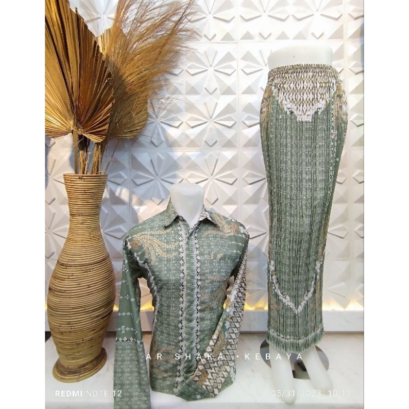 Arshaka• Batik couple | Kemeja batik Ar_sage | Rok Prisket | batik seragaman | bawahan batik | atasa