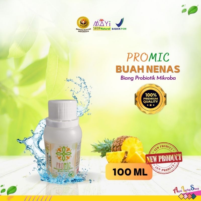 Promic Probiotik Mikroba 100 ml Nanas Naga Jambu Kristal Projus Juspro Sehat Herbal Alami Terlaris