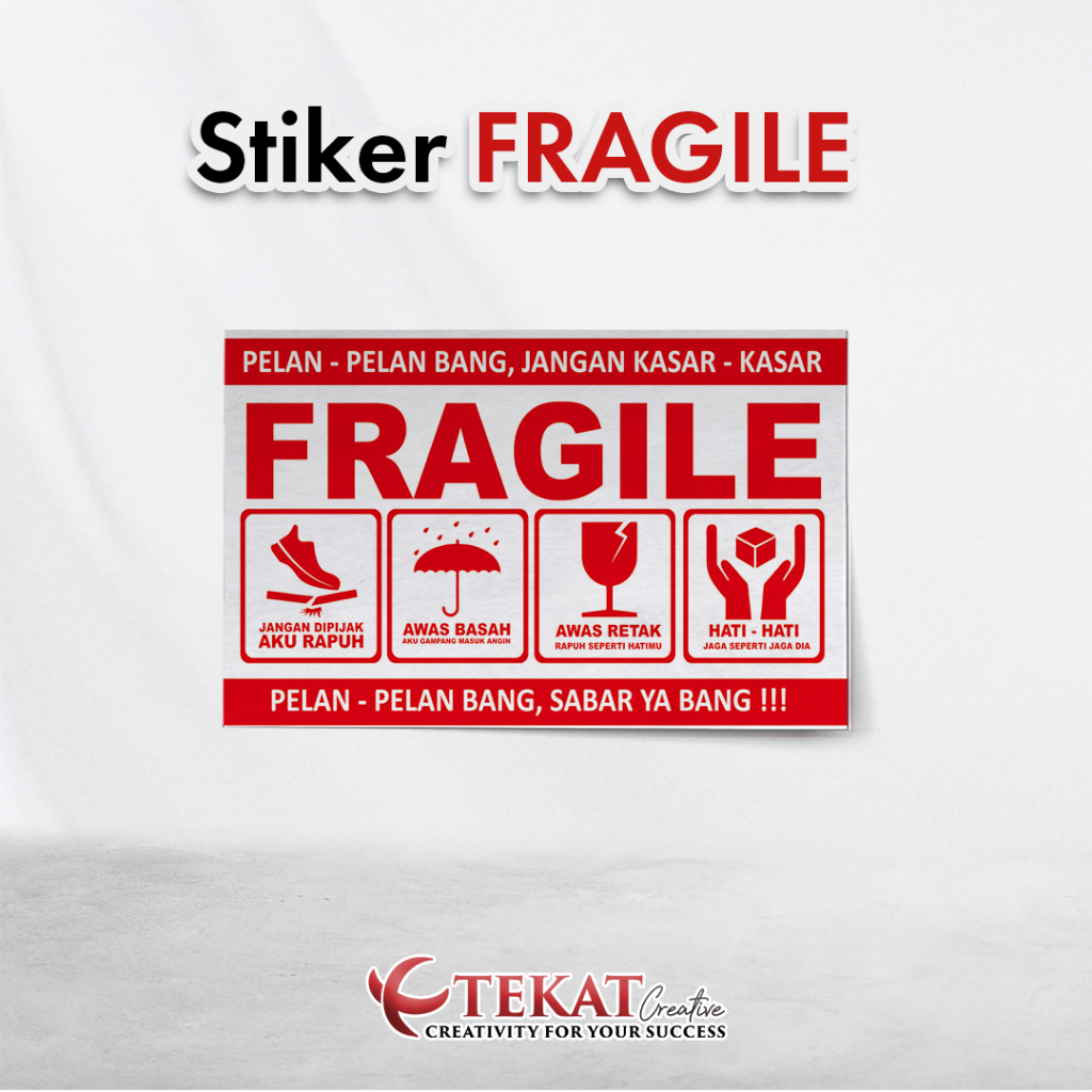 

STIKER FRAGILE & UNBOXING/ stiker label / stiker unboxing / stiker Segel / Segel AWAS PECAH