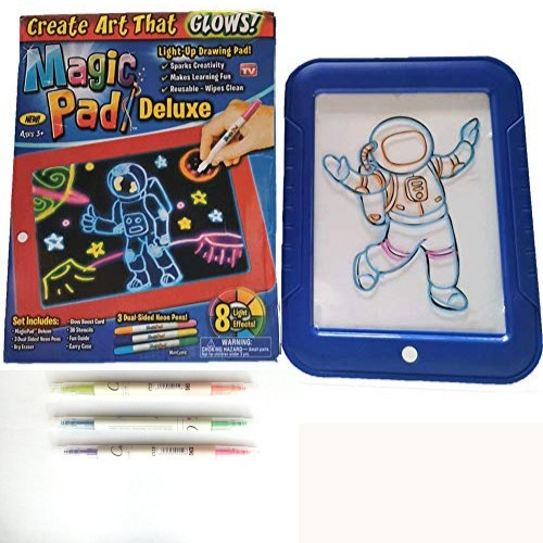 Mainan Anak - Papan Tulis Magic Pad Drawing and Writing Pad Led 3D