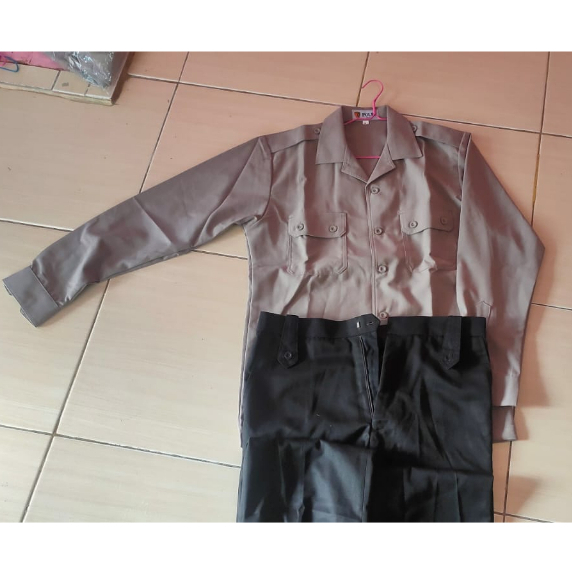 SERAGAM PDH LENGAN PANJANG POLRI - SATPAM - PDLSUS