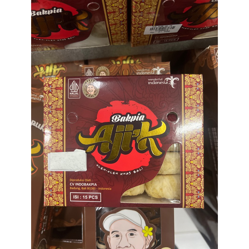 

BAKPIA AJIK oleh oleh khas bali isi 15 pch