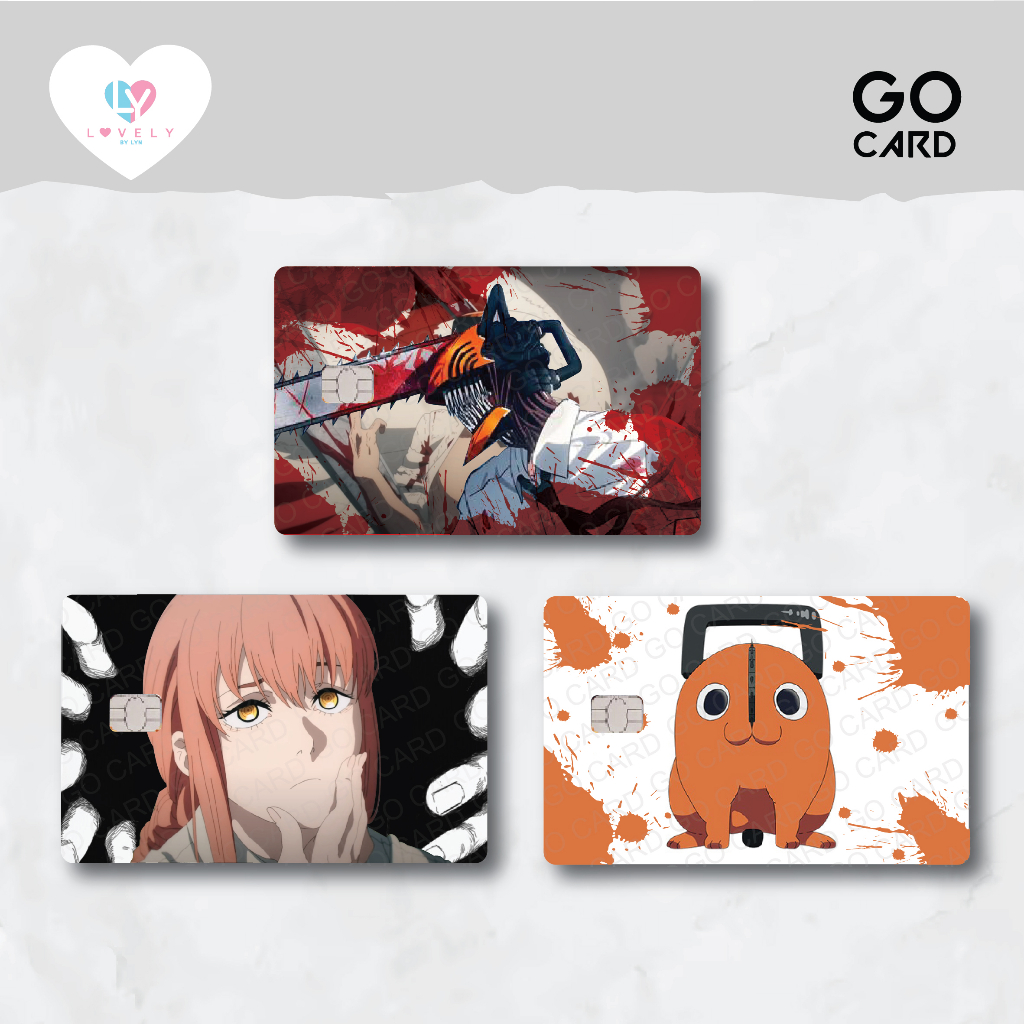 

Sticker Kartu ATM Chainsaw Man Hologram Emoney Flazz Sticker