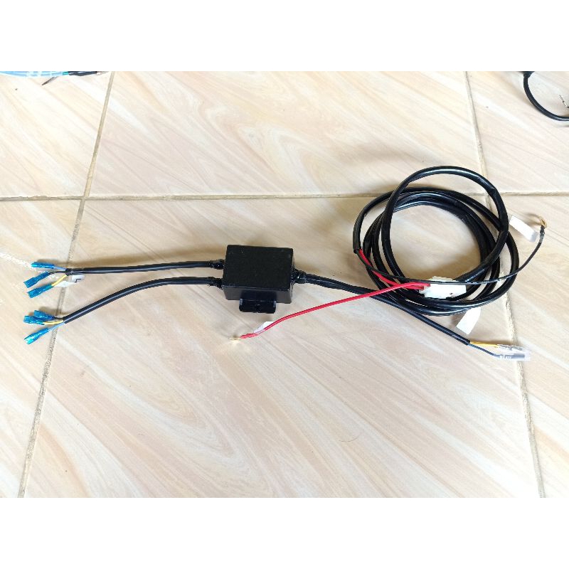 relay set lampu tembak 2 mode