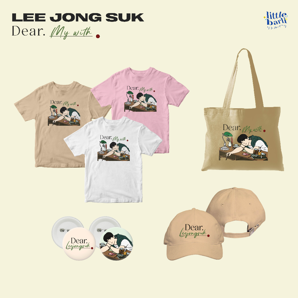 Kaos Lee Jong Suk Fanmeeting (Dear My With)