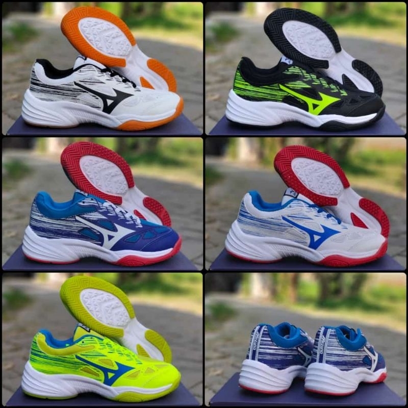 SEPATU PRIA MIZUNO SKY BLASTER 2 TERBARU, Sepatu Sport Olahraga Voli Volli Volly Badminton, Bulutangkis Tenis, Sneakers Training Laki laki, Sneaker Jogging Lari Marathon