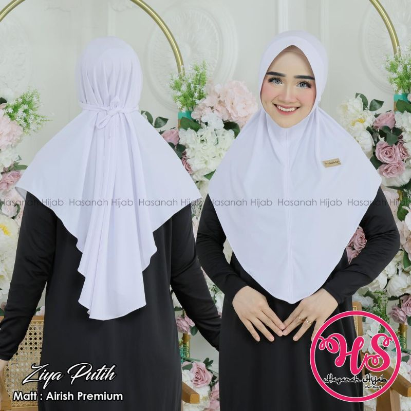 HIJAB BERGO PUTIH Hasanah hijab khusus warna putih