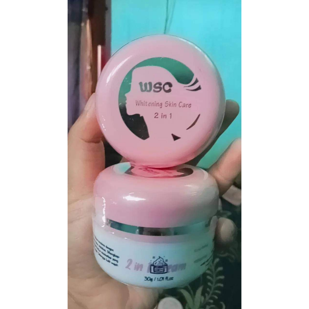 cream wsc 2in1 Original | Cream WSC kemasan baru | cream Wsc 2in1 farmasi