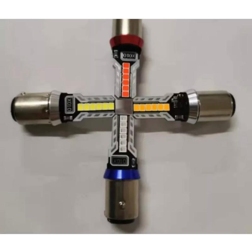 lampu stop rem COB LED 12 led New model super terang DC 12 volt motor mobil lampu rem universal DC 1