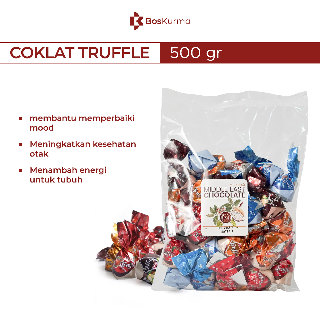 

Coklat Arab Truffle Mix 500 grams Oleh Oleh Haji Umroh