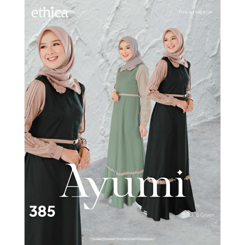 (READY) AYUMI 385 GREEN & BLACK BY ETHICA