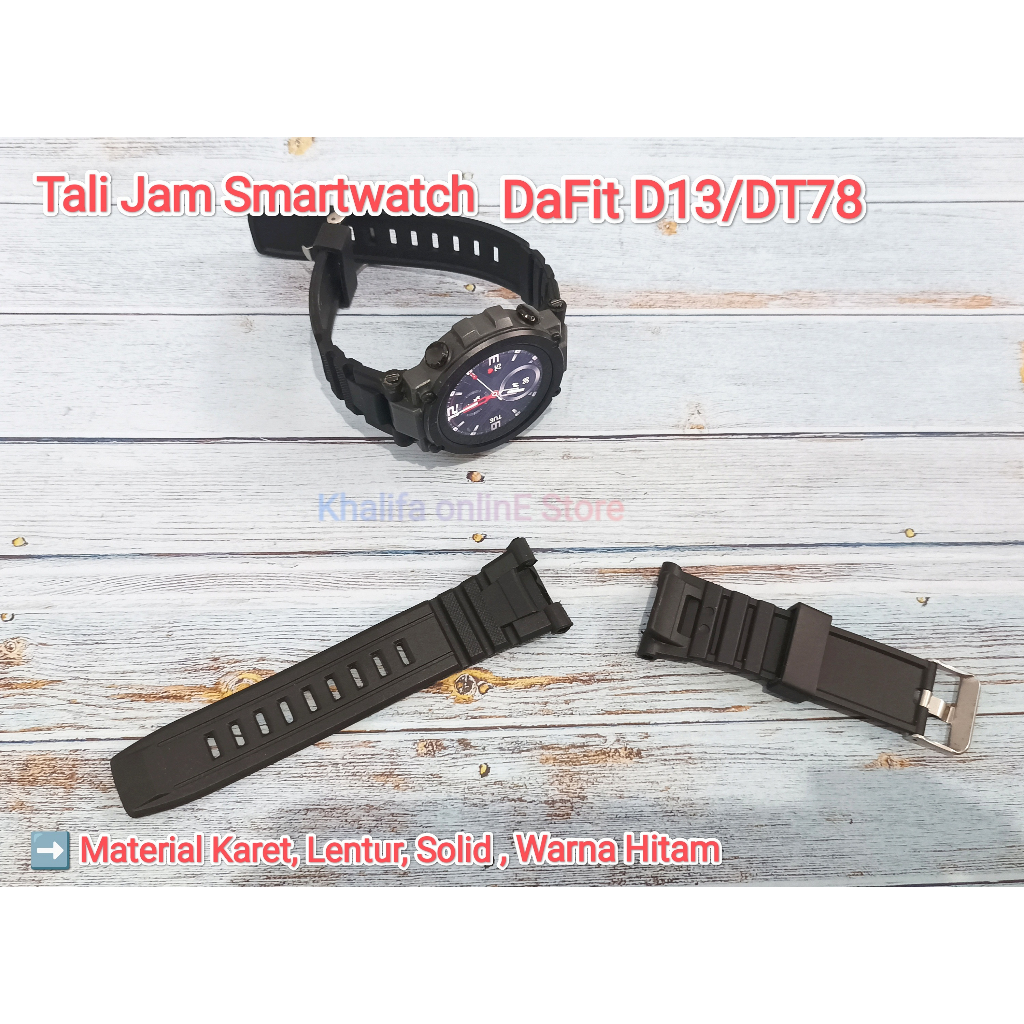 Pengganti Tali Jam Tangan Gelang Strap Smartwatch Smart watch DaFit D13 DT78 D DT 13 78 G SHOCK GS 1