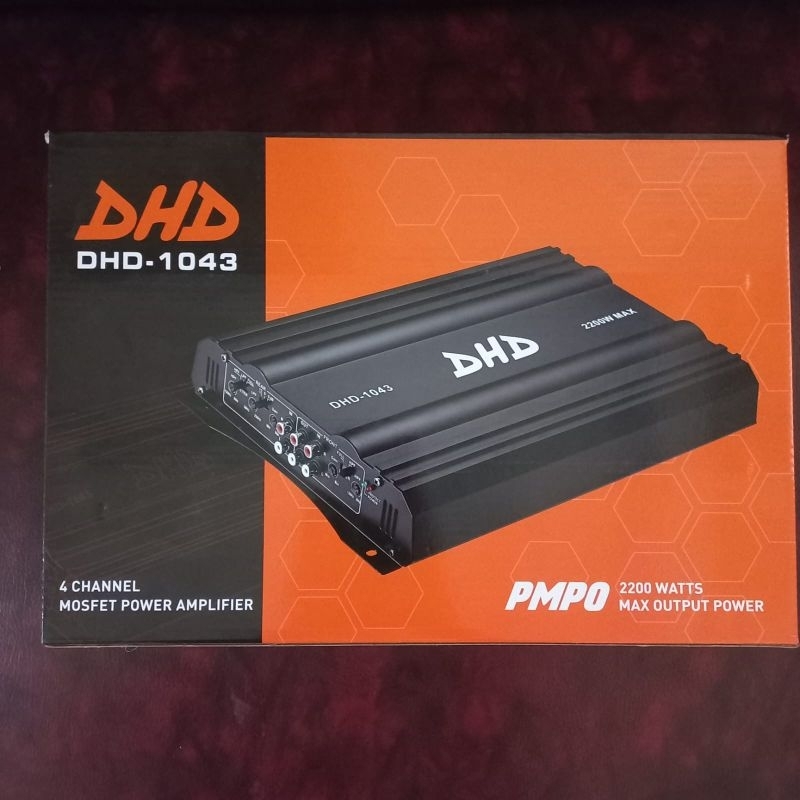 Power Mobil 4 Channel Amplifier DHD - 1043