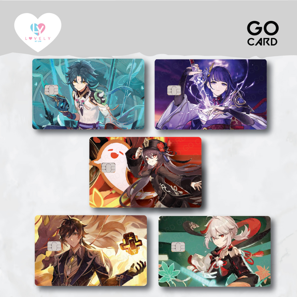

Sticker Kartu ATM Genshin Impact Hologram Emoney Flazz Sticker