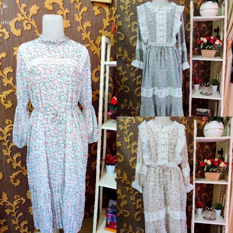 Tunik Premium Motif Bunga