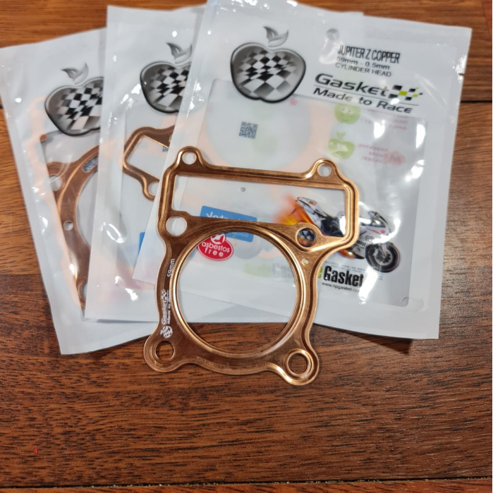 (MERK APPLE) JUPITER Z - PAKING DEKSEL TEMBAGA 0.5MM 55MM/ 57MM/ 59MM