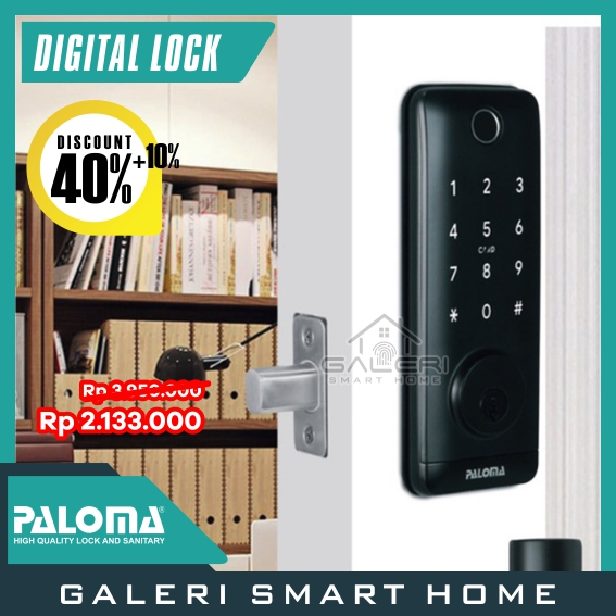 Digital Lock PALOMA DLP 4101 Kunci Elektronik Kunci Digital Smart Digital Door Lock