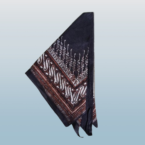 ikat kepala batik / slayer batik segitiga parang hitam