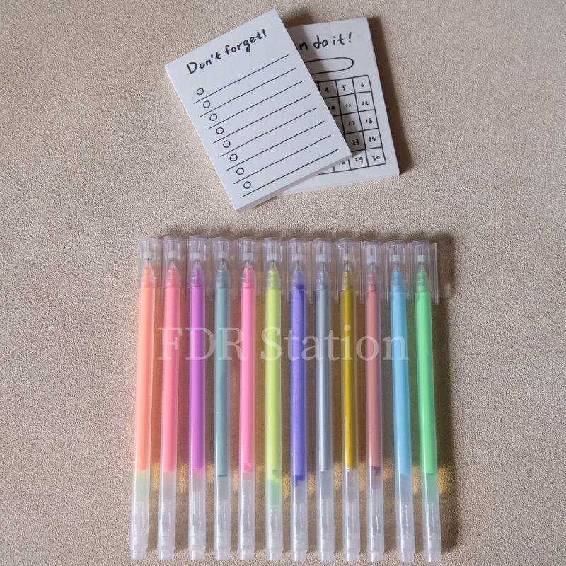 

Pen Warna / Pulpen Gel Warna / Slim Gel Pen