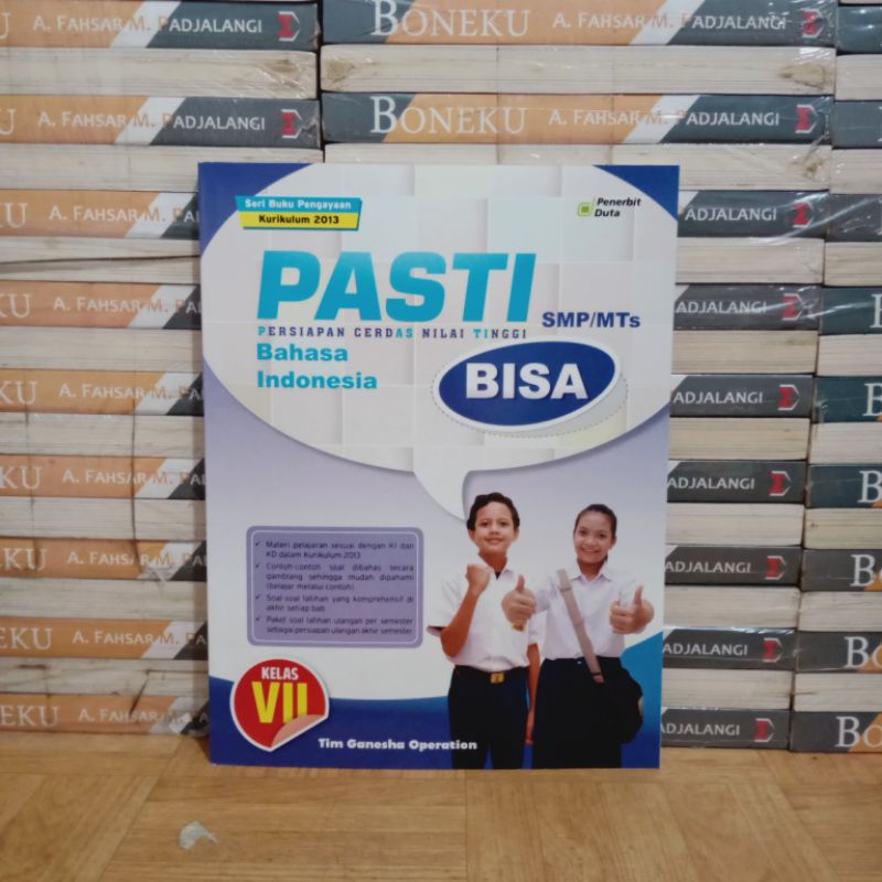 

BUKU ORI - PASTI BISA BAHASA INDONESIA PERSIAPAN CERDAS NILAI TINGGI SMP KLS VII