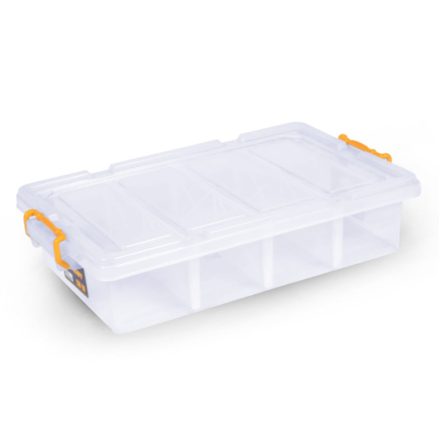 Shinpo 136 Patriot CB19 Container Box Sekat CB 19 Liter Plastik Sekat Dapat Dilepas Pasang