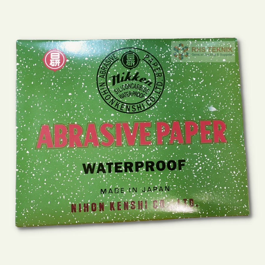 Amplas Nikken Halus Original Waterproof Abrasive Paper Pack isi 100lbr