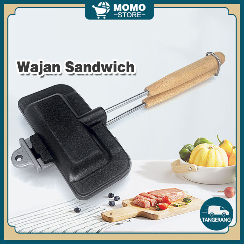 Non-sticky Alat Cetakan Sandwich Roti Bakar Mini Bahan Pengaman Wajan Sandwich/Cetakan Roti Sandwich