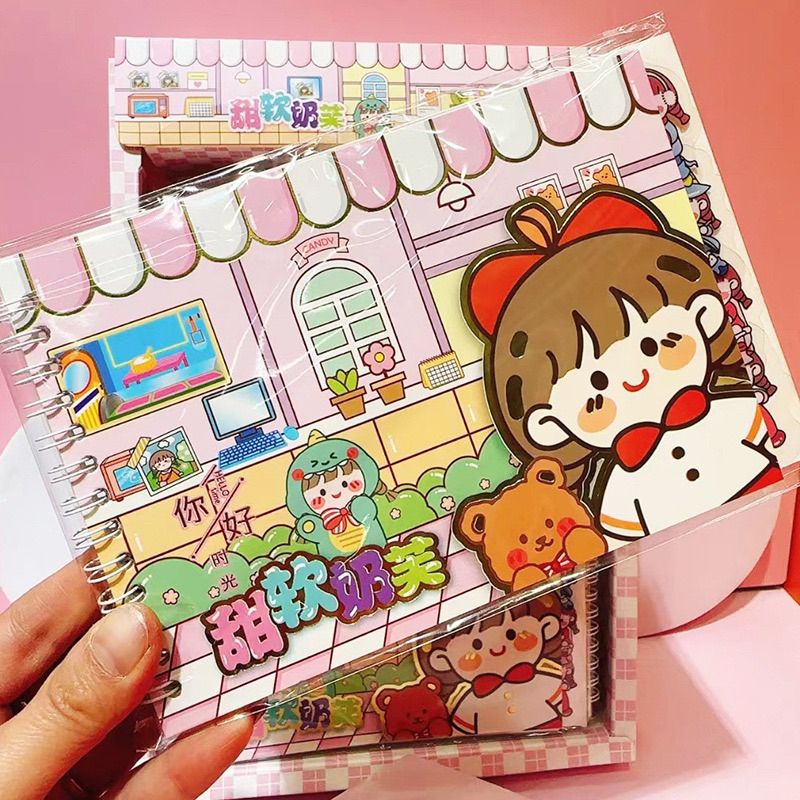 

Buku Stiker Model Kartun Korea Lucu-Buku Ring Mode Terbaru