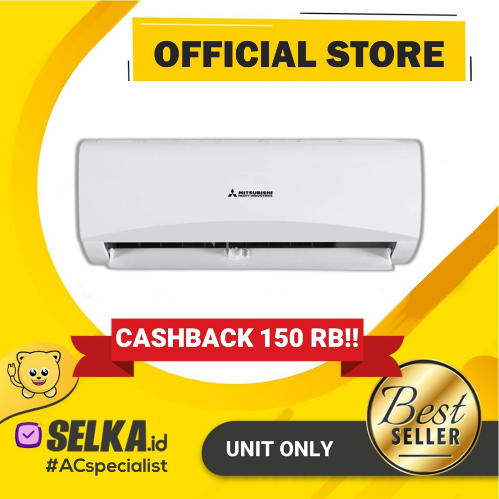 AC MITSUBISHI HEAVY INDUSTRIES SRK09CXP2-W3 AC SPLIT 1 PK STANDARD
