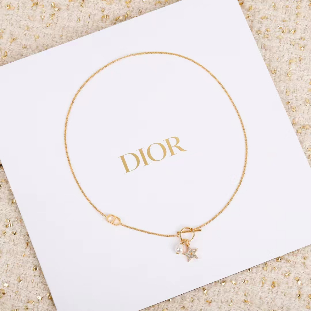 Dior Pentagram Necklace