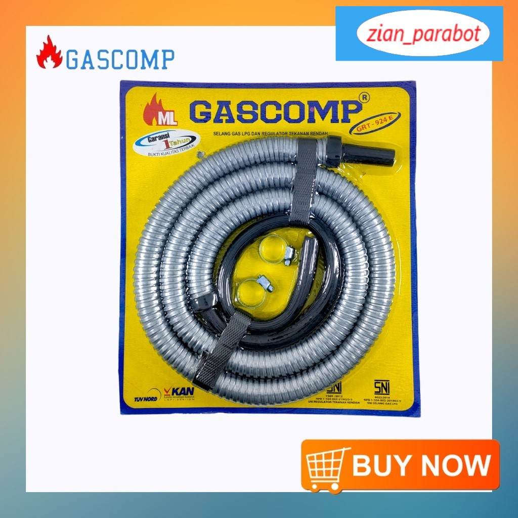 gascomp  Selang regulator Kompor Gas SELANG SAJA