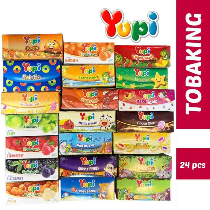 

Yupi Permen Jelly Burger Bolicious Marshmallow Dino Bear 120G 1 Box Isi 24 Pcs