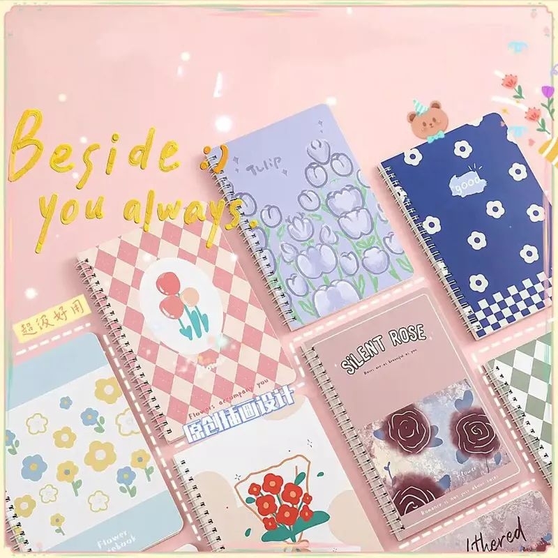 

GAEKOPEDIA || NOTEBOOK RING SPIRAL A5 / DIARY BUKU TULIS UKURAN A5 DESAIN SIMPLE UNTUK STATIONERY