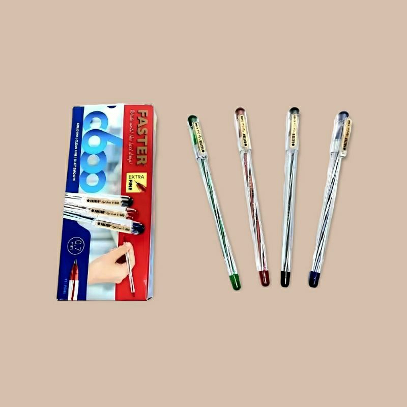 

pen faster 1 pak isi 12pcs