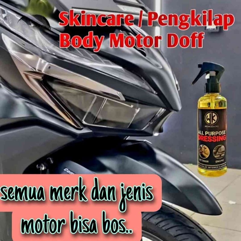 pengkilap bodi motor doff, kinclong, poles