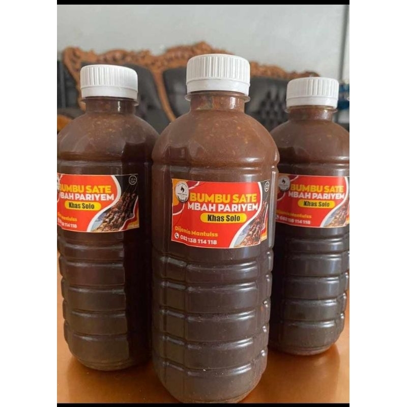 

bumbu sate Mbah Pariyem khas solo