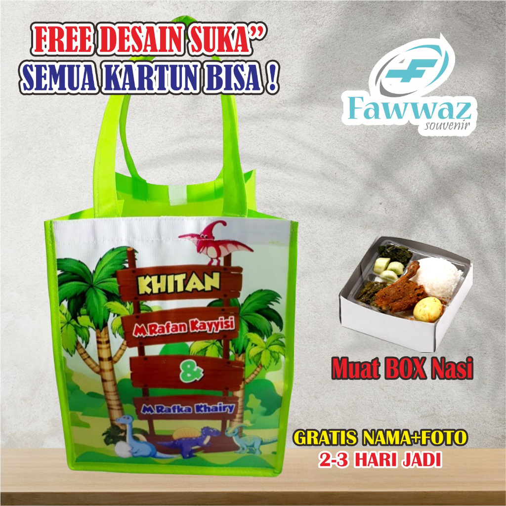 Tas Khitanan Anak Souvenir Murah / Tas Khitanan Custom / Tas Khitan / Syukuran Khitanan / Tas Sunata