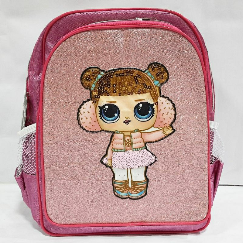 Tas ransel backpack anak perempuan cewek TK PAUD karakter blink blink pink bagus