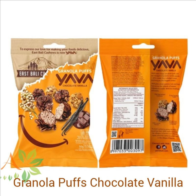 

YAVA Granola Coklat Vanilla 35gr